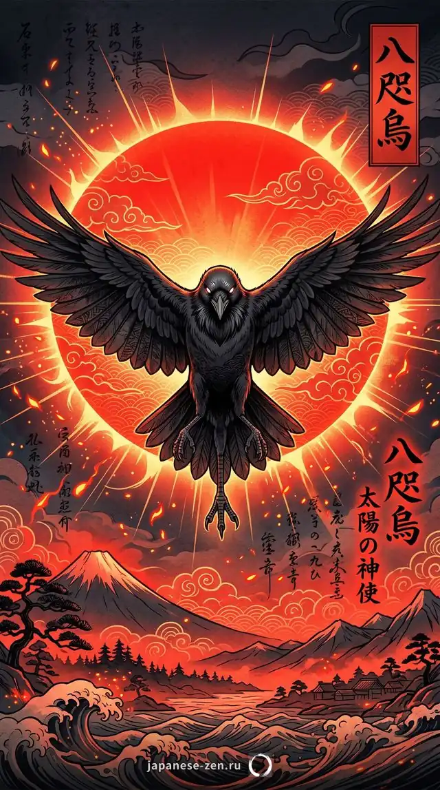 Rabe in der japanischen Mythologie